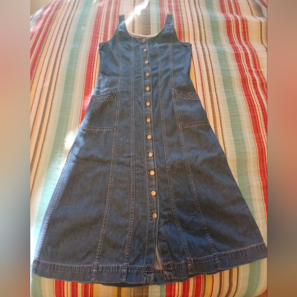 Madewell Blue Denim Dress
